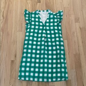 THML green dress EUC